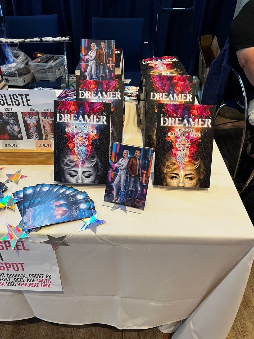 Dreamer Bücher am Stand auf der Buchmesse Kiel